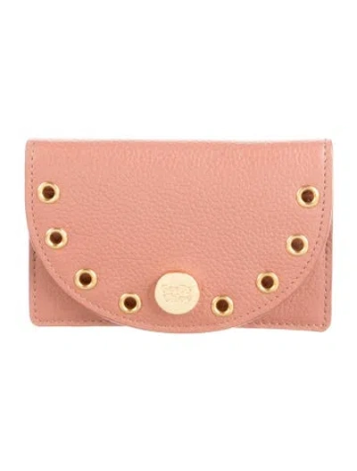 Pre-owned See By Chloé Leather Wallet In Orange