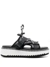 See By Chloé Lilli Platform Sandals In Schwarz