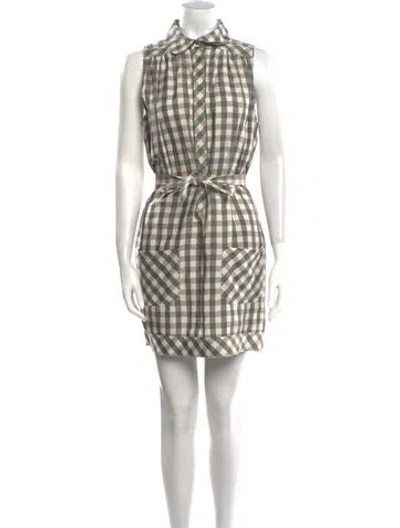 Pre-owned See By Chloé Linen Mini Dress In Neutral