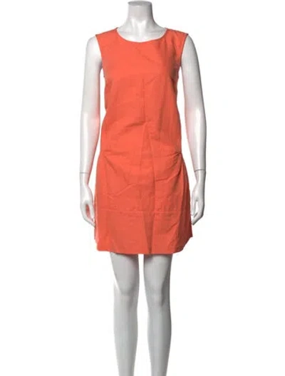 Pre-owned See By Chloé Linen Mini Dress In Pink