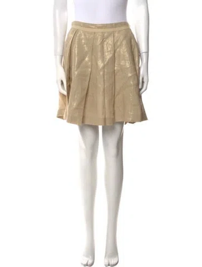 Pre-owned See By Chloé Linen Mini Skirt