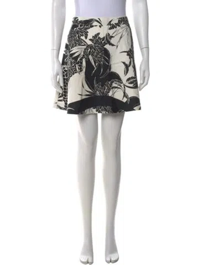 Pre-owned See By Chloé Linen Mini Skirt In White