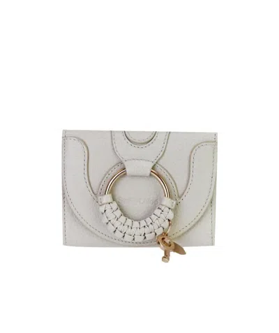See By Chloé Logo Trifold Coin Wallet In Gray