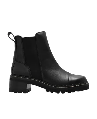 See By Chloé Logo Boots In Black