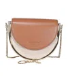 See By Chloé Logo Chain Shoulder Bag In Pink