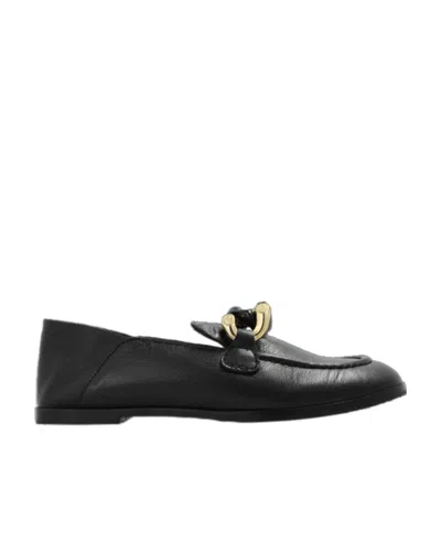 See By Chloé Logo Love Shoes In Black