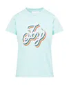 See By Chloé Logo Short Sleeve T-shirt In Blue