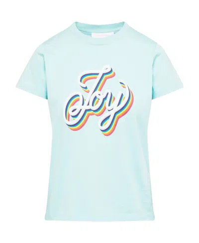 See By Chloé Logo Short Sleeve T-shirt In Blue