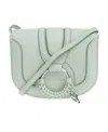 See By Chloé Logo Shoulder Bag In Gray