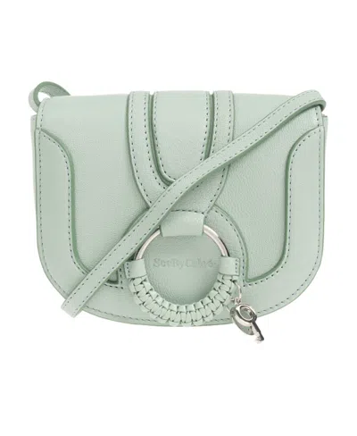 See By Chloé Logo Shoulder Bag In Gray