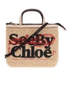 See By Chloé Logo Shoulder Bag In Nude