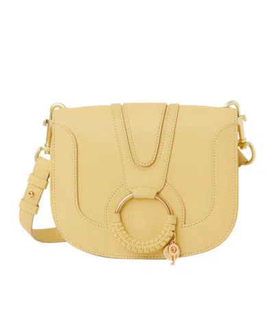 See By Chloé Logo Shoulder Bag In Nude