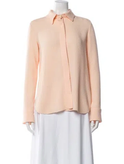 Pre-owned See By Chloé Long Sleeve Blouse In Orange