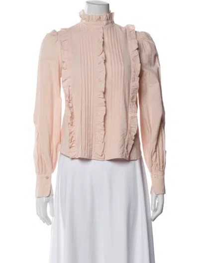 Pre-owned See By Chloé Long Sleeve Blouse In Pink