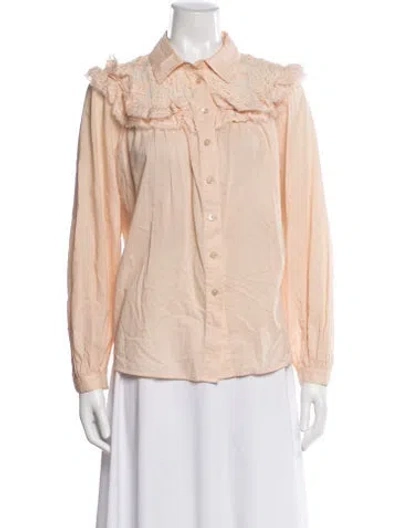 Pre-owned See By Chloé Long Sleeve Blouse In Pink