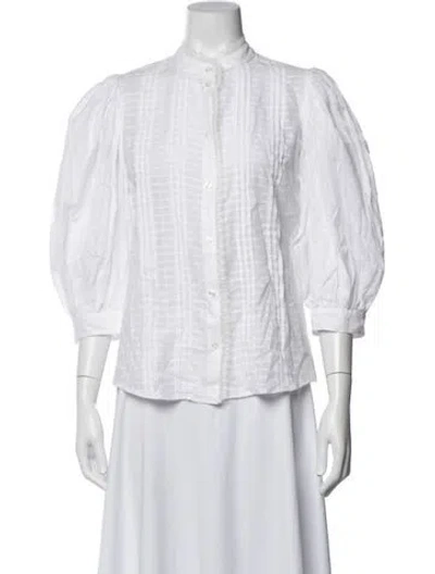 Pre-owned See By Chloé Long Sleeve Blouse In White