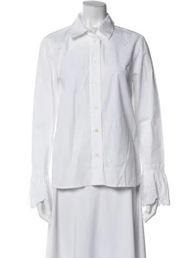 Pre-owned See By Chloé Long Sleeve Blouse In White