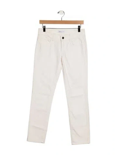 Pre-owned See By Chloé Low-rise Straight Leg Jeans In Neutral