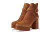 See By Chloé Women's Lyna 105mm Suede Platform Booties In Brown