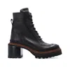 See By Chloé Mahalia Leather Lace-up Boots