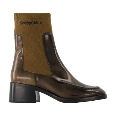 See By Chloé Mallory Boots In Brown