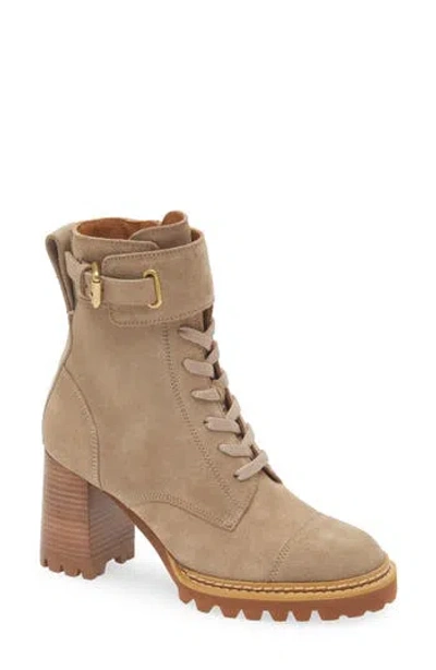 See By Chloé Mallory Lug Sole Bootie In Brown