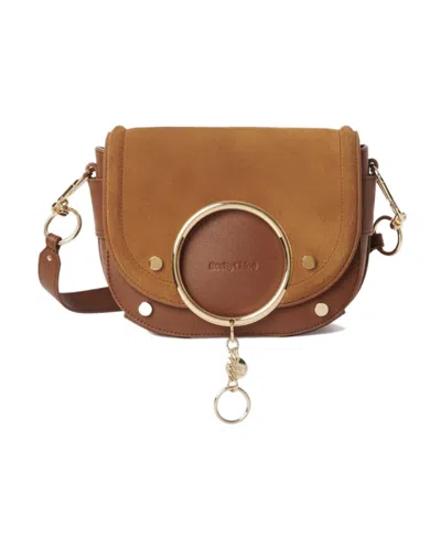 See By Chloé Mara Suede Crossbody Bag In Brown