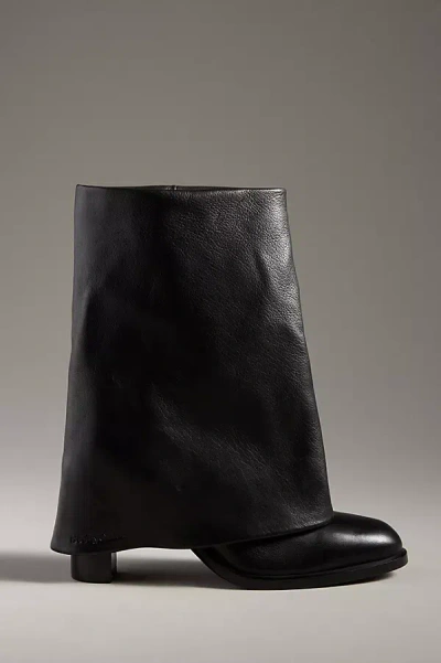 See By Chloé Melia Foldover Boots In 999-black