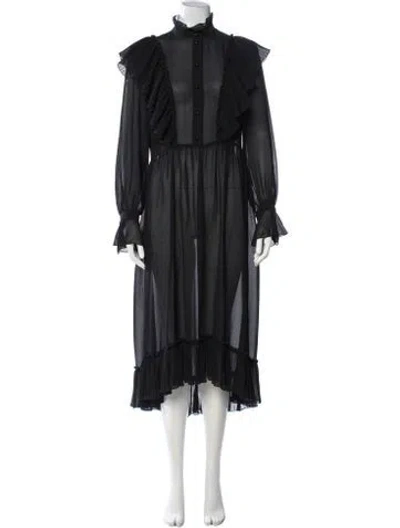 Pre-owned See By Chloé Midi Length Dress In Black