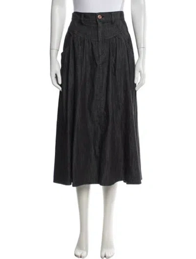 Pre-owned See By Chloé Midi Length Skirt In Blue