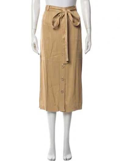 Pre-owned See By Chloé Midi Length Skirt In Brown