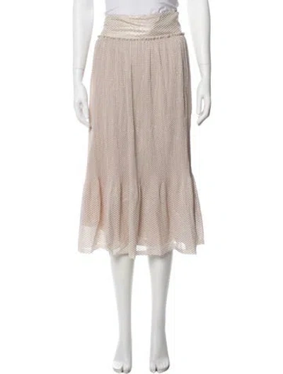 Pre-owned See By Chloé Midi Length Skirt In Neutral