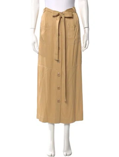 Pre-owned See By Chloé Midi Length Skirt In Neutral