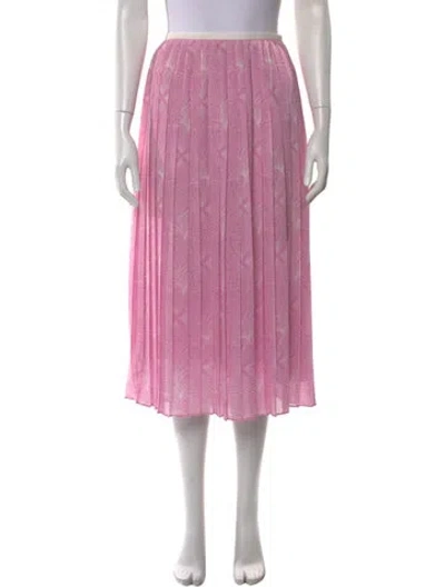 Pre-owned See By Chloé Midi Length Skirt In Pink
