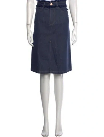 Pre-owned See By Chloé Midi Length Skirt W/ Tags In Blue