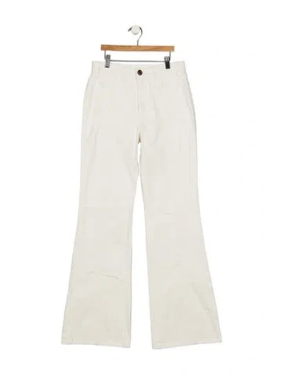Pre-owned See By Chloé Mid-rise Flared Jeans In Neutral