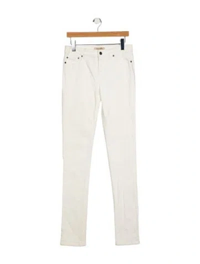 Pre-owned See By Chloé Mid-rise Skinny Leg Jeans In Neutral