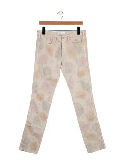 Pre-owned See By Chloé Mid-rise Skinny Leg Jeans In Neutrals