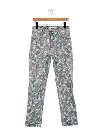 Pre-owned See By Chloé Mid-rise Straight Leg Jeans In Blue