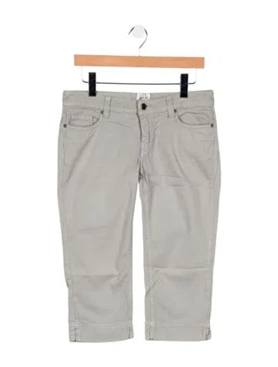 Pre-owned See By Chloé Mid-rise Straight Leg Jeans In Gray