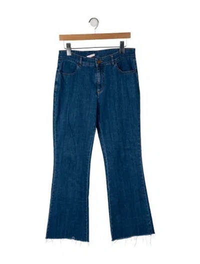 Pre-owned See By Chloé Mid-rise Wide Leg Jeans In Blue