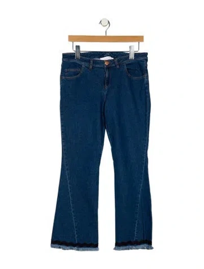Pre-owned See By Chloé Mid-rise Wide Leg Jeans In Blue