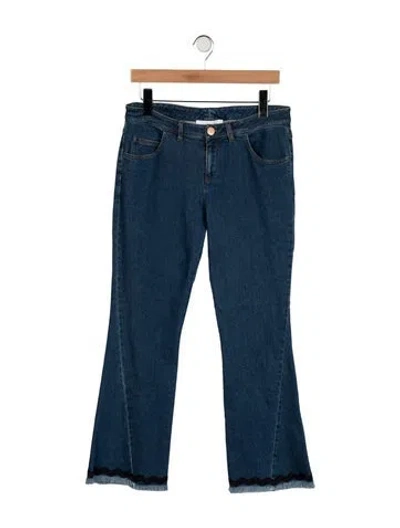 Pre-owned See By Chloé Mid-rise Wide Leg Jeans In Blue