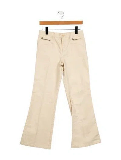 Pre-owned See By Chloé Mid-rise Wide Leg Jeans In Neutral