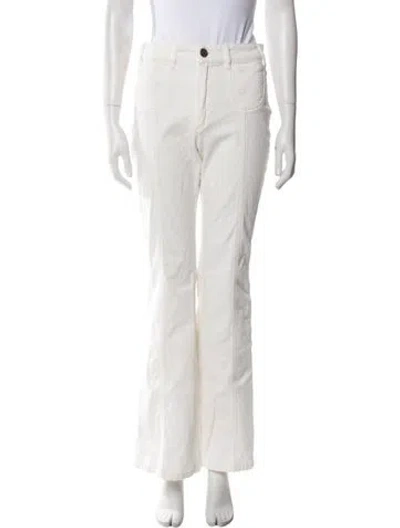 Pre-owned See By Chloé Mid-rise Wide Leg Jeans In Neutral