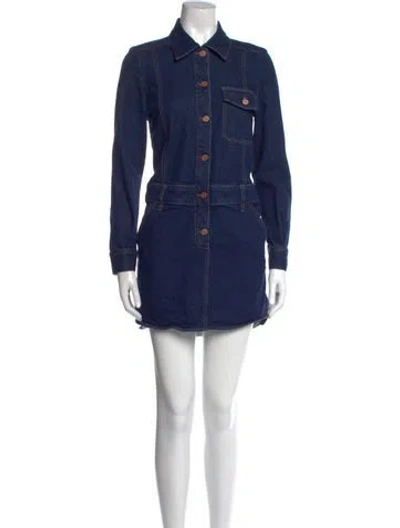 Pre-owned See By Chloé Mini Dress In Blue