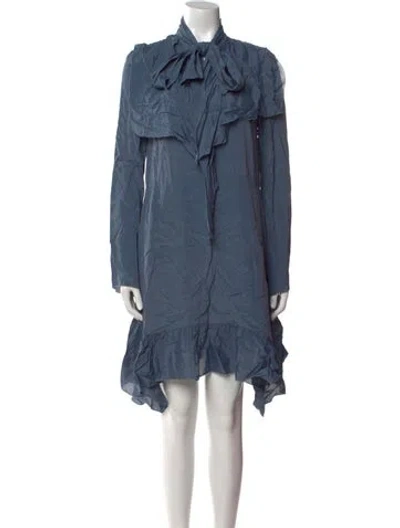 Pre-owned See By Chloé Mini Dress In Blue