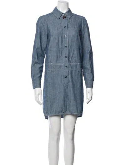 Pre-owned See By Chloé Mini Dress In Blue