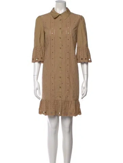 Pre-owned See By Chloé Mini Dress In Brown