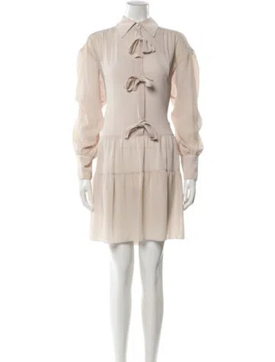 Pre-owned See By Chloé Mini Dress In Neutral